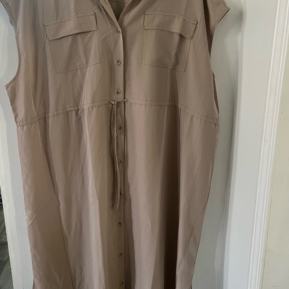 Gap maternity Sleeveless Button-Up Dress